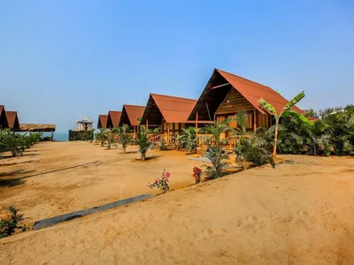 Beach Hotels in Agonda, Goa | Cuba Goa Beach Huts, Bungalow