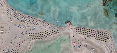 Пляж Элафониси, Крит, Греция. Отели рядом, фото, видео, как добраться, пляж  на карте – Туристер.Ру