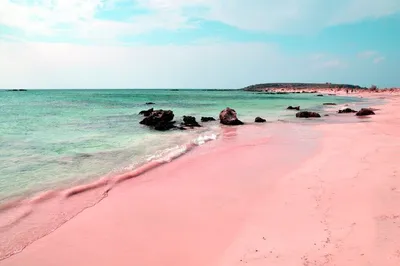 Элафониси - пляж с розовым песком на юго-западе острова Крит - Сайт о Крите