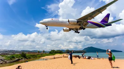 Пляж Mai Khao на Пхукете - рай для фотоохоты за самолетами. • Форум Винского