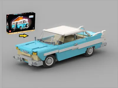 LEGO MOC 1958 Plymouth Fury by CreationCaravan (Brad Barber) | Rebrickable  - Build with LEGO