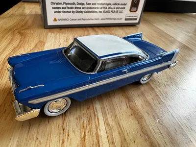 Greenlight Collectibles - Christine 1:24 scale 1958 Plymouth Fury \"Evil  Version\" die-cast Vehicle #GLC-84082