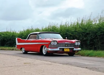 1958 Plymouth Fury\" Sticker for Sale by RobCanDraw | Redbubble