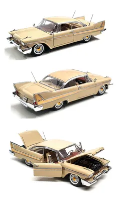 1958 Plymouth Fury (Blue) 1/48 Diecast Car – MrMuffin'sTrains