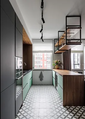 Напольная плитка на кухне – 250 фото красивых кухонь с полом из плитки