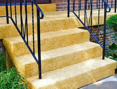 Резиновое покрытие для ступеней лестниц и крыльца
