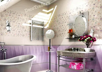 Viva Lila 5.9x20 Modern Ceramics - Плитка Модерн Керамикс Вива Лила лиловый  купить в Москве