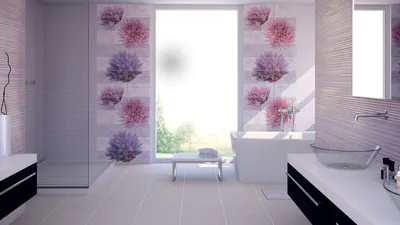 Панно Lila 50x60 плитка Cerrol, Польша - купить в интернет-магазине