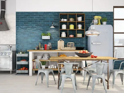 Плитка для кухни на фартук, пол и стены. Особенности отделочных материалов  и критерии их выбора.