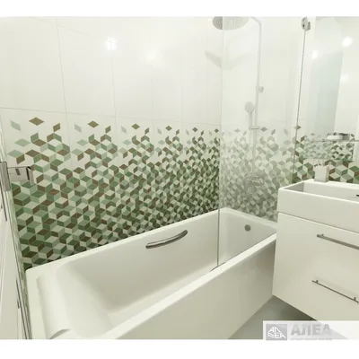 Зеленая плитка в ванной комнате | Ванна плитка, Прачечная в ванной,  Красивые ванные комнаты