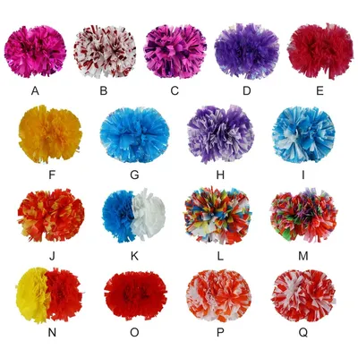 2 елемента цвете топка за черлидинга ръчно помпоны конкурс цвете клуб  спортна парти декоратор подбадривающие топки