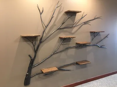 Декор на стену в виде веток дерева - СКАЗОЧНЫЙ ЛЕС-