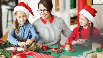 Новый Год набор игр для детей 3-5 лет в детский садик 540 руб.