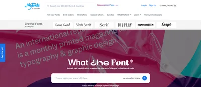 WhatTheFont — приложение для поиска шрифтов с картинок - Лайфхакер