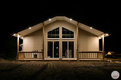 Архитектурное освещение фасада частного дома | ТерраДом Инфо