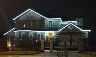 Подсветка фасадов зданий и виды освещения фасадов светодиодами