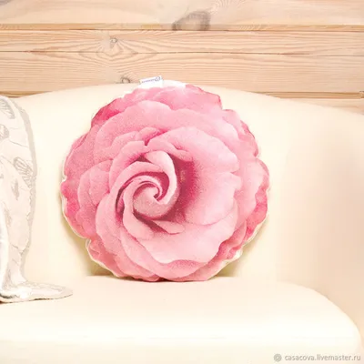 3D Подушка «Утренняя роза» - купить в Москве, цена в Интернет-магазине Обои  3D