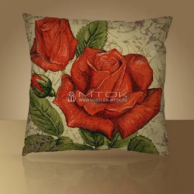 Подушка Сонотерра Роза размер: 70х70см, цвет: бежевый - купить в  интернет-магазине Novex