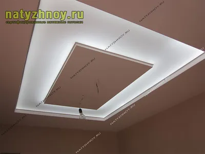 Эффектный потолок из гипсокартона с подсветкой: виды конструкций и  особенности