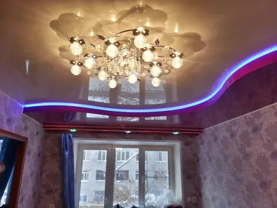 Натяжные потолки с подсветкой по периметру в СПб - фото и цены