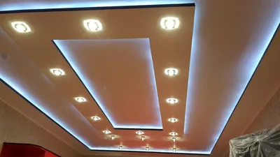 Натяжной потолок с подсветкой цена в Челябинске