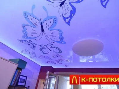 Натяжные потолки с подсветкой через полотно в Москве - цена за 1м2