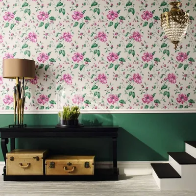 Фотообои флизелиновые Bartonwall 400x270 см 3д Цветы Пионы F00304 по цене  9200 ₽/шт. купить в Москве в интернет-магазине Леруа Мерлен