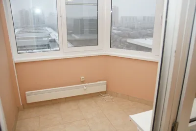 Покраска балкона внутри - фотографии