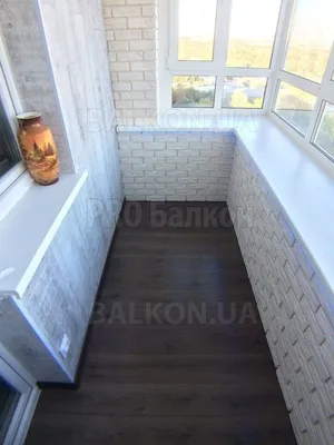 ДИЗАЙН БАЛКОНОВ №8. Отделка балкона панелью МДФ Венге