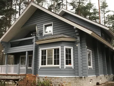 Как красиво покрасить деревянный дом снаружи