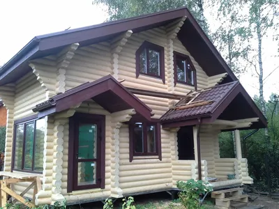 Покраска деревянного дома в Москве - цена за кв.м. на сайте alpinia-wood.ru