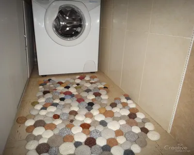 Массажный пол из гальки для ванной комнаты / Ольга Каминская - YouTube