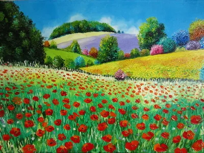 Картина по номерам Поле цветов (AS0546) 40 х 50 см ArtStory (ID#988605233),  цена: 299 ₴, купить на Prom.ua