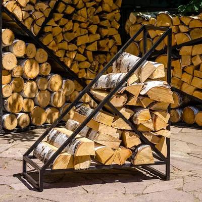 Дровник/поленница/дровница для улицы в интернет-магазине на Ярмарке  Мастеров | Дровницы, Москва - доставка по России. Товар продан.