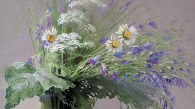 Картина в стиле живопись Полевые цветы, купить в Иркутске | Арт-галерея Диас