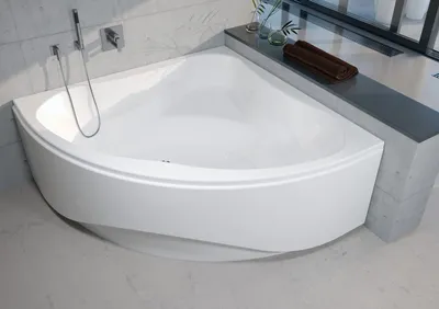 Полукруглая ванна: материал изготовления, толщина, размеры, высота,  особенности монтажа