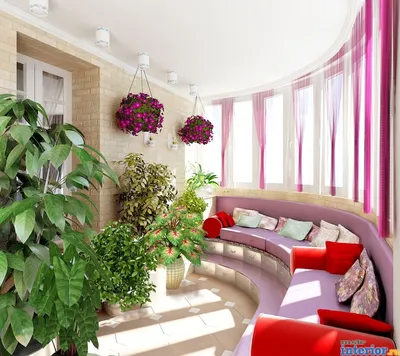 Дизайн интерьера балкона и лоджии (фото, примеры, наши работы) - Арт Проект  г. Москва