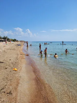 Пляжи в Поповке и Штормовое, Крым