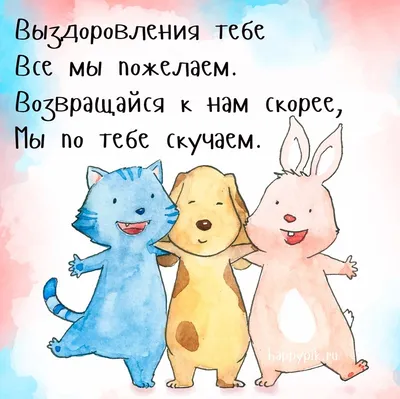 Поправляйся | Пикабу
