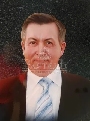 Портрет на памятник по выгодной цене, заказать изготовление фото на  надгробие