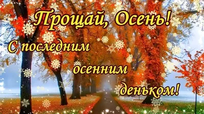 Последний День осени (50 картинок)