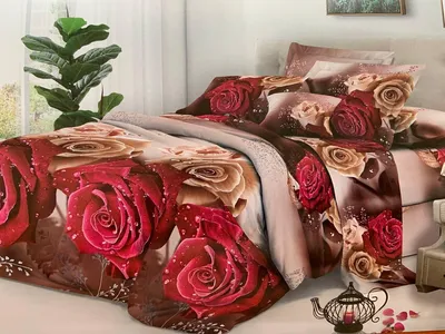 Купить ПОСТЕЛЬНОЕ БЕЛЬЕ 3D Flowers, код 3161858 - SPirk.ru