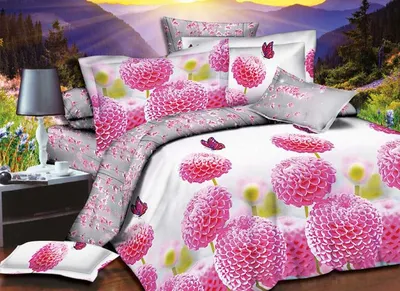 Комплект постельного белья Pandora Семейный 5D Летнее утро-2136 - купить в  Москве, цены на Мегамаркет