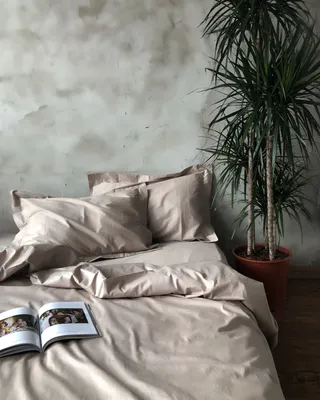 Стильный оттенок постельного белья — бежево-серый. Однотонное постельное  белье из 100% … | Постельное белье, Наборы для кровати, Роскошные постельные  принадлежности
