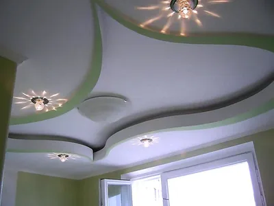 Потолок из гипсокартона в зале 45 вариантов - YouTube