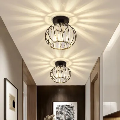 Купить Современный потолочный светильник хрустальная люстра для скрытого  монтажа для прихожей, бара, кухни, столовой, коридора | Joom