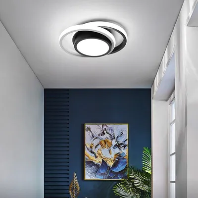 Купить Современная светодиодная потолочная люстра для коридора, потолочный  светильник для дома, спальни, гостиной, столовой, балкона, светильники,  внутреннее освещение | Joom