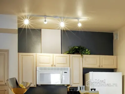 Потолочное освещение кухни — 5 лучших способов, советы и фото