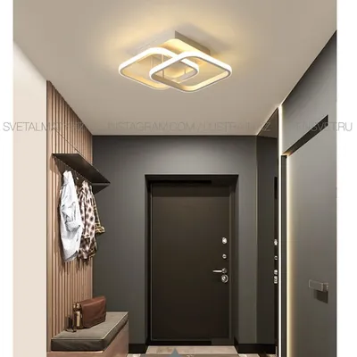 Светодиодный потолочный светильник, современная лампа белого цвета для  спальни, кухни, коридора. (id 97932394), купить в Казахстане, цена на  Satu.kz