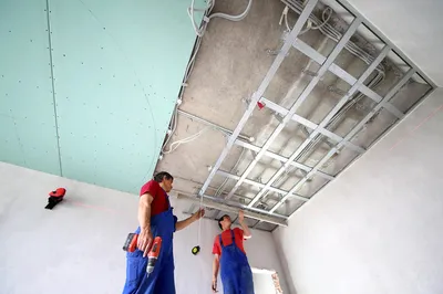 Как сделать потолок из гипсокартона: пошаговая инструкция | Дела Домашние |  Дзен